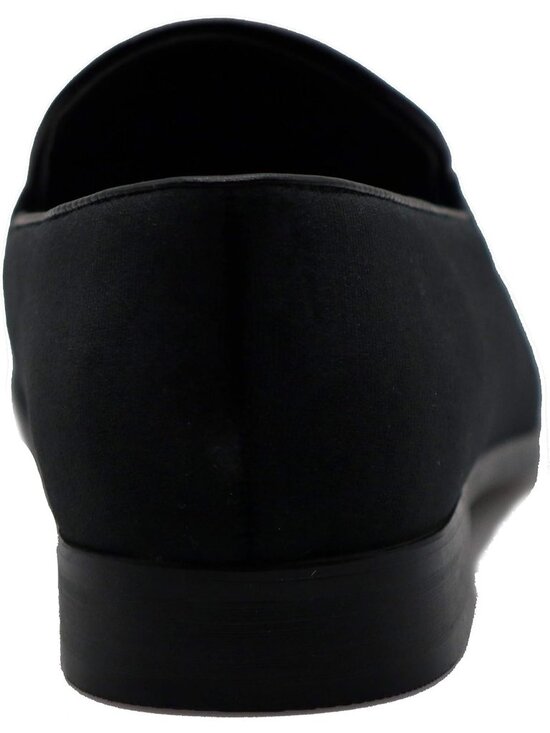 Men\'s Plain Black Vintage Velvet Loafers Slip On Classic Tuxedo Dress Shoes main image 7